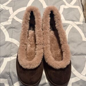 UGG Tan and Brown Women's Slippers